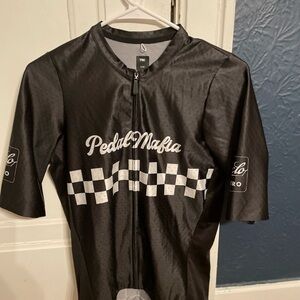 Pedal Mafia Men's Cycling Jersey in Black